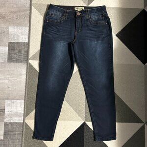 Democracy Dark Washed "Ab" Technology Cropped Skinny Jeans Women's Size 10